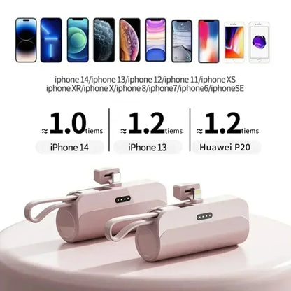 Trovea Portable Phone battery 2 in 1 USB C and APPLE Charger